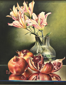 Lilies and pomegranate, 2008