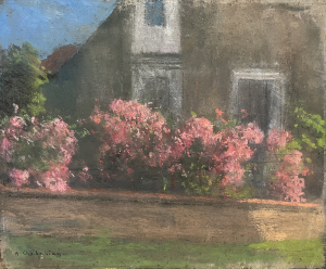 House with flowers 