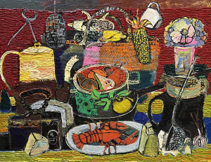 Still-life with lobster, 2025