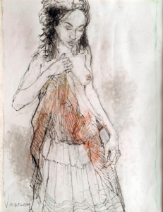 Girl In Striped Dress, 1995