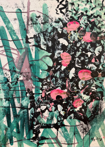 Bush of Pink Roses, 2025