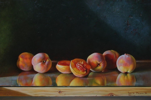 Still-life with Peaches, 2018